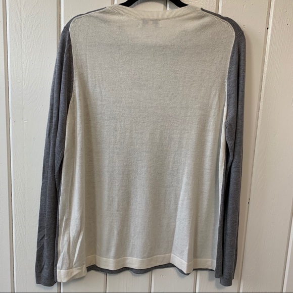 Vineyard Vines Pullover Sweater Gray and White - Picture 4 of 5